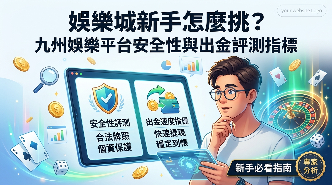 娛樂城新手怎麼挑？九州娛樂平台安全性與出金評測指標